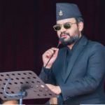 நேபாள தேர்தலில் முன்னிலை பெற்ற தேசிய சுதந்திர கட்சி தலைவர் மற்றும் ராப் பாடகர் பாலேந்திர ஷா.