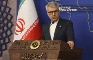 அமெரிக்கா மற்றும் இஸ்ரேல் மீது குற்றச்சாட்டு வெளியிட்ட ஈரான் வெளியுறவு அமைச்சக செய்தித் தொடர்பாளர்.