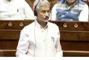 மேற்காசிய நிலைமை குறித்து ராஜ்யசபாவில் விளக்கம் அளிக்கும் மத்திய வெளியுறவுத்துறை அமைச்சர் ஜெய்சங்கர்.