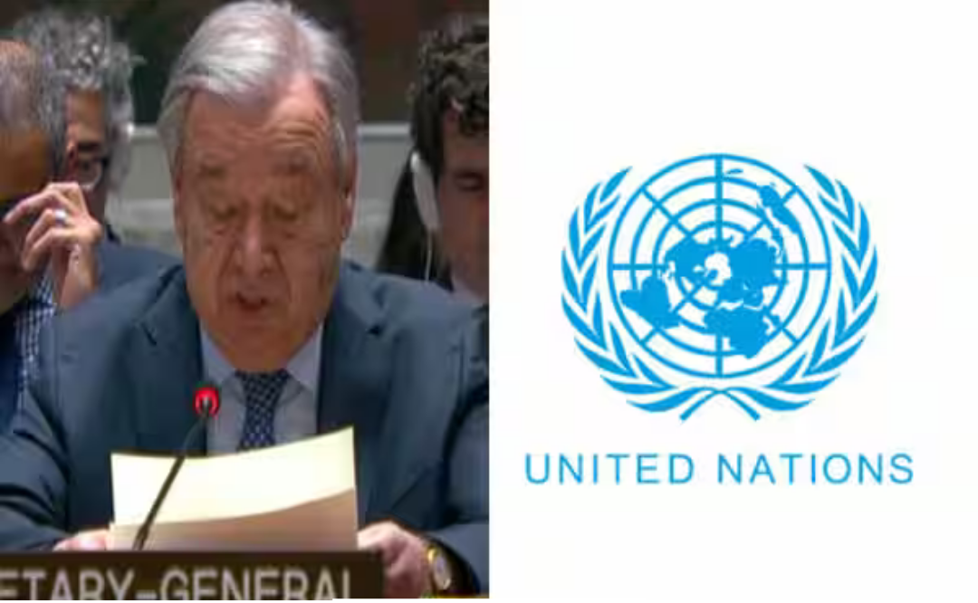 மத்திய கிழக்கு பதற்றம் குறித்து சர்வதேச அமைதி மற்றும் பாதுகாப்பு குறித்து எச்சரித்த ஐநா பொதுச்செயலாளர் அன்டோனியோ குட்டெரெஸ்.