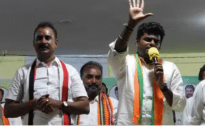 கோவை தொண்டாமுத்தூரில் நடைபெற்ற பா.ஜ. தெருமுனை பிரசார கூட்டத்தில் பேசிய அண்ணாமலை.