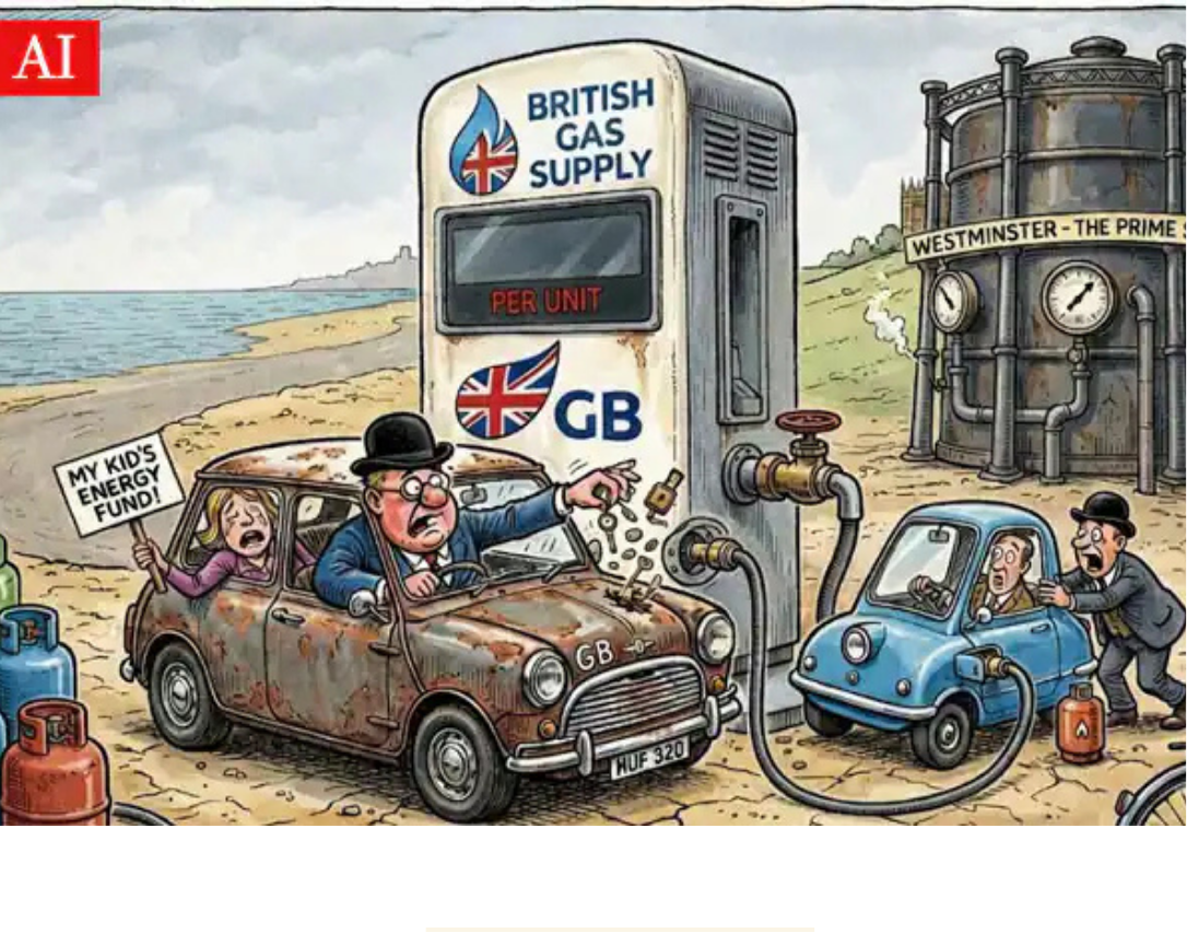 கத்தார் எண்ணெய் மற்றும் எல்பிஜி நிலையம் மீது தாக்குதல் மற்றும் அதனால் உயர்ந்த காஸ் விலையை காட்டும் செய்தி படம்