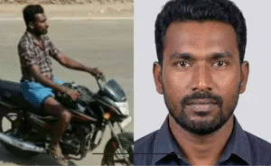 தூத்துக்குடி மாணவி கொலை வழக்கில் போலீஸ் விசாரணை நடைபெறும் காட்சி