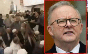 சிட்னி மசூதியில் ரம்ஜான் தொழுகை நேரத்தில் ஏற்பட்ட எதிர்ப்பு மற்றும் பதற்றமான சூழல்