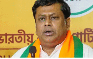 மேற்கு வங்க அரசியல் நிலை குறித்து கருத்து தெரிவிக்கும் மத்திய அமைச்சர் சுகந்த மஜும்தார்