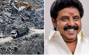 நத்தம் அருகே கல்குவாரியில் கண்டெடுக்கப்பட்ட இளைஞர் உடல் – சம்பவ இடத்தில் விசாரணை நடத்தும் போலீசார்