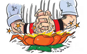 சேலத்தில் தேர்தல் பிரசாரம் மேற்கொள்ளும் நாம் தமிழர் கட்சி தலைவர் சீமான்