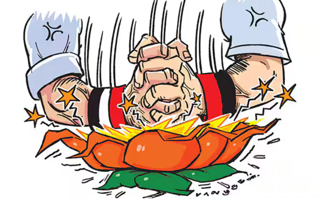 சேலத்தில் தேர்தல் பிரசாரம் மேற்கொள்ளும் நாம் தமிழர் கட்சி தலைவர் சீமான்