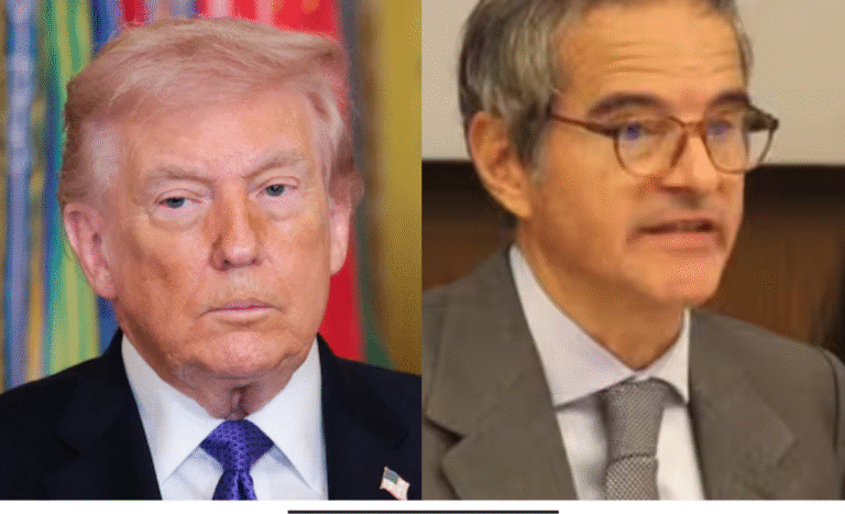 ஈரான் அணு திட்டம் குறித்து ஆதாரம் இல்லை என தெரிவித்த சர்வதேச அணுசக்தி முகமை இயக்குநர் ரபேல் குரோஸி.