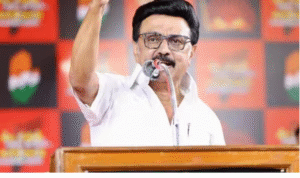 நாகர்கோவிலில் பொதுக்கூட்டத்தில் பழனிசாமியை விமர்சித்து பேசும் முதல்வர் ஸ்டாலின்