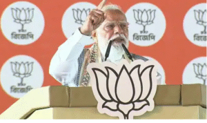 மேற்கு வங்க தேர்தல் பிரசாரத்தில் மம்தா அரசை விமர்சித்து பேசும் பிரதமர் மோடி