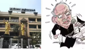 வீரமணி மற்றும் தேர்தல் பிரசாரம் தொடர்பான அரசியல் சூழல் காட்சி