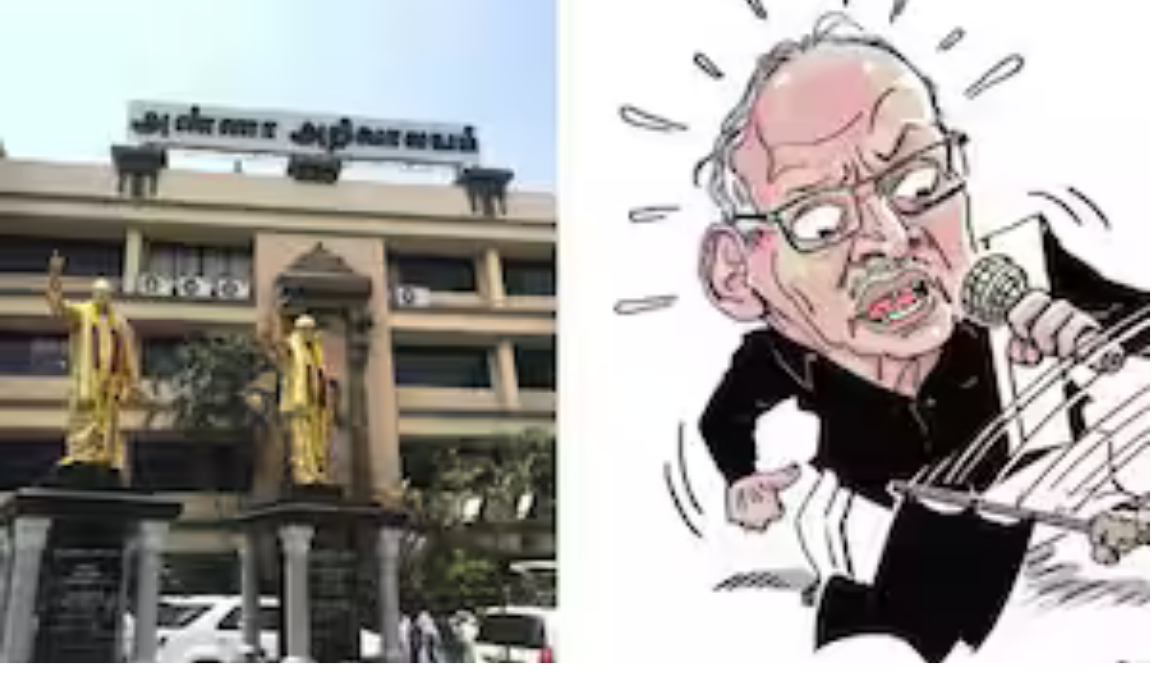 வீரமணி மற்றும் தேர்தல் பிரசாரம் தொடர்பான அரசியல் சூழல் காட்சி