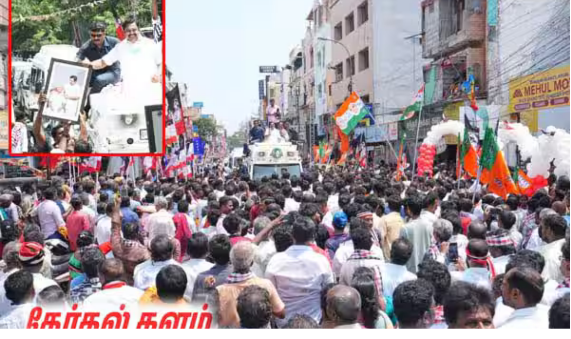 சேப்பாக்கம் தொகுதியில் தேர்தல் பிரசாரத்தில் உரையாற்றும் இபிஎஸ்