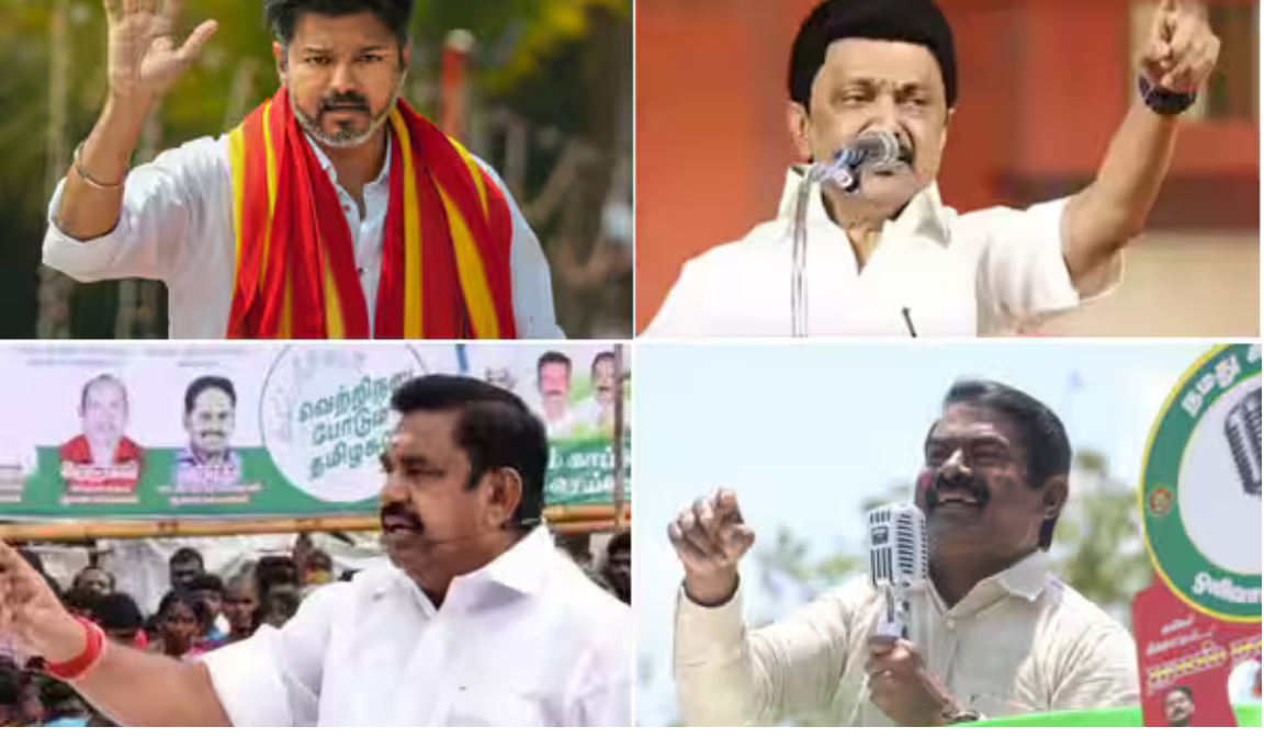 தேர்தல் அலுவலகத்தில் வேட்புமனு பரிசீலனை நடைபெறும் காட்சி