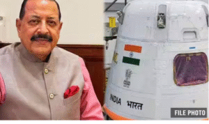 ஸ்ரீஹரிகோட்டாவில் ககன்யான் ஏர்டிராப் சோதனை நடைபெறும் காட்சி