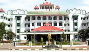 மதுரை உயர்நீதிமன்ற கிளை கட்டிடம் காட்சி