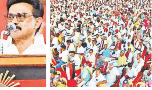 சீர்காழியில் தேர்தல் பிரசாரத்தில் பேசும் முதல்வர் ஸ்டாலின்