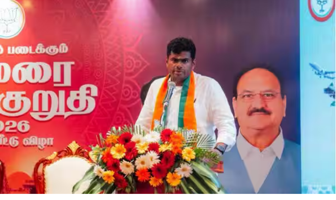 சென்னையில் செய்தியாளர்களிடம் பேசிய அண்ணாமலை