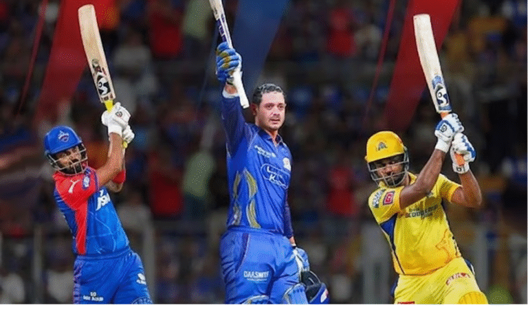 டி காக் சதம் அடிக்கும் காட்சி மற்றும் ஐபிஎல் போட்டி ஹைலைட்