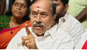 காரைக்குடியில் செய்தியாளர்களிடம் பேசும் எச். ராஜா மற்றும் அரசியல் கூட்டம் காட்சி