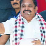 சேலத்தில் தேர்தல் பிரசாரத்தில் பேசும் இபிஎஸ் மற்றும் மக்கள் கூட்டம்