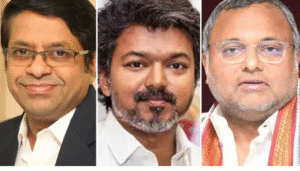 கார்த்தி சிதம்பரம் மற்றும் முதல்வர் விஜய் தொடர்பான அரசியல் சர்ச்சை காட்சி