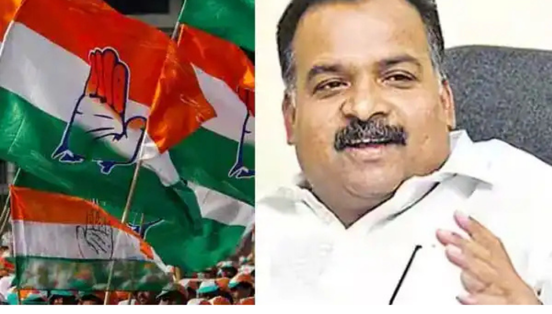 காங்கிரஸ் எம்பி மாணிக்கம் தாகூர் செய்தியாளர்களிடம் பேசிய காட்சி