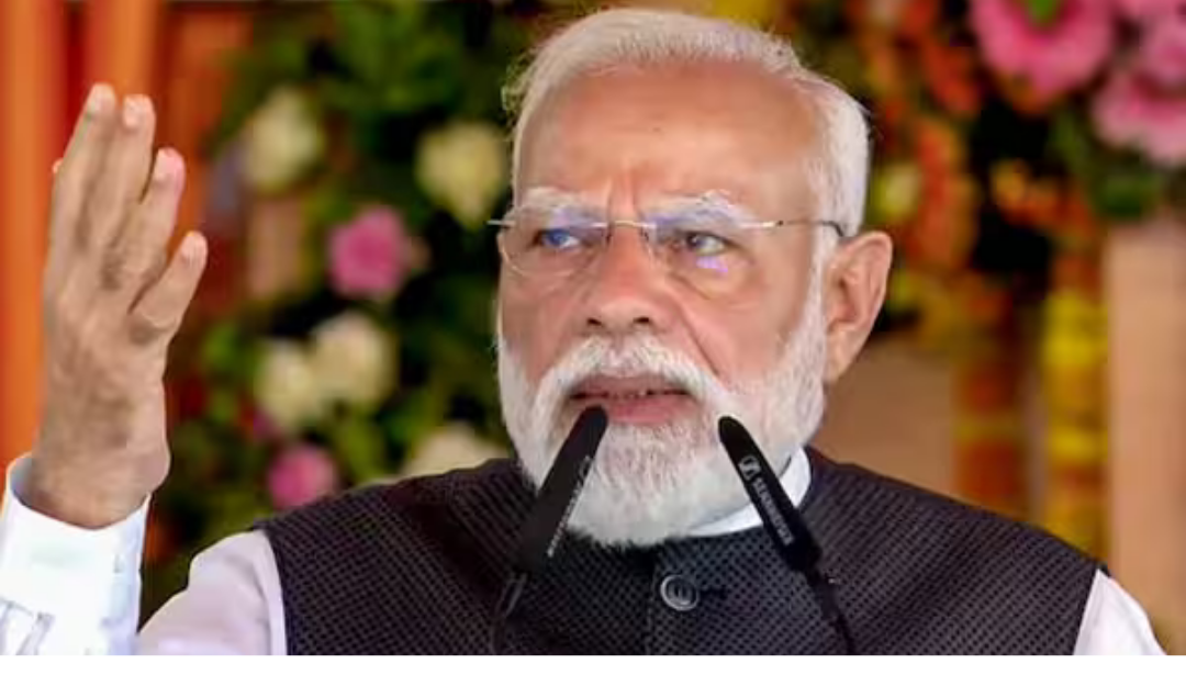பிரதமர் நரேந்திர மோடி தலைமையில் நடைபெறும் மத்திய அமைச்சரவை கூட்ட காட்சி