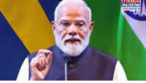 ஸ்வீடன் பயணத்தின் போது தொழில்துறையினரிடம் உரையாற்றிய பிரதமர் மோடி தொடர்பான செய்தி.