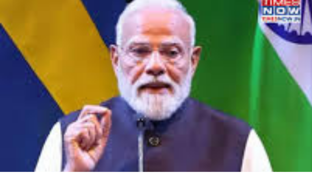 ஸ்வீடன் பயணத்தின் போது தொழில்துறையினரிடம் உரையாற்றிய பிரதமர் மோடி தொடர்பான செய்தி.