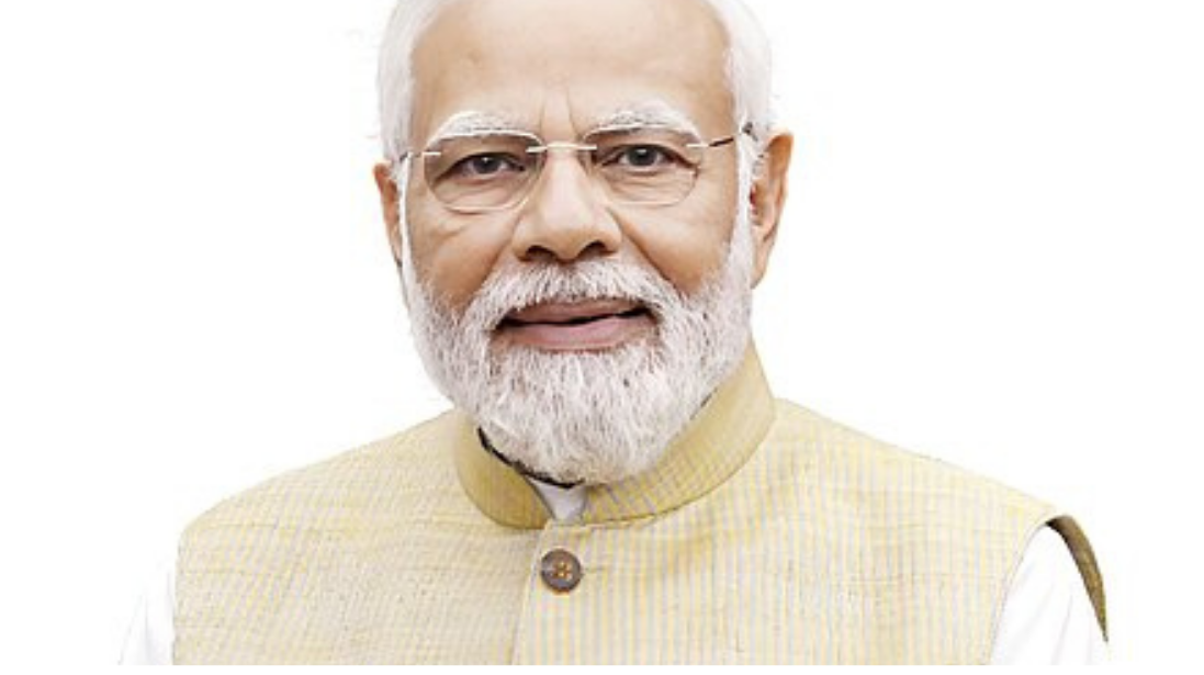 ஆக்சிஸ் மை இந்தியா நிறுவனர் பிரதீப் குப்தா மற்றும் பாஜ கட்சி கொடி