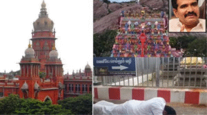 Thiruparankundram Murugan Temple மற்றும் அமைச்சர் நிர்மல் குமார் தொடர்பான குறியீட்டு படம்