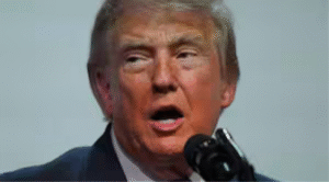 Donald Trump மற்றும் ஈரான் - அமெரிக்கா கொடிகள்