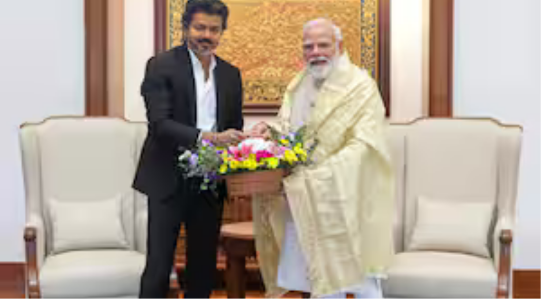 டில்லியில் பிரதமர் மோடியை சந்திக்கும் தமிழக முதல்வர் விஜய்