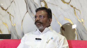 கோவையில் செய்தியாளர்களிடம் பேசிய திருமாவளவன்