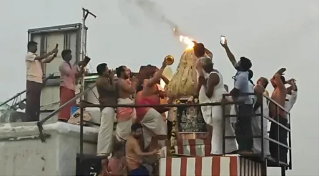 திருப்பரங்குன்றம் மலைப்பகுதி மற்றும் தீபம் விவகாரம் குறித்து கருத்து தெரிவிக்கும் மு. வீரபாண்டியன்.