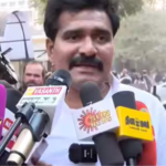 மதுரையில் செய்தியாளர்களிடம் பேசி வரும் அமைச்சர் நிர்மல்குமார்.