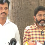சென்னை மாநகர காவல் ஆணையரிடம் புகார் அளித்த பிறகு செய்தியாளர்களிடம் பேசிய சவுக்கு சங்கர்.