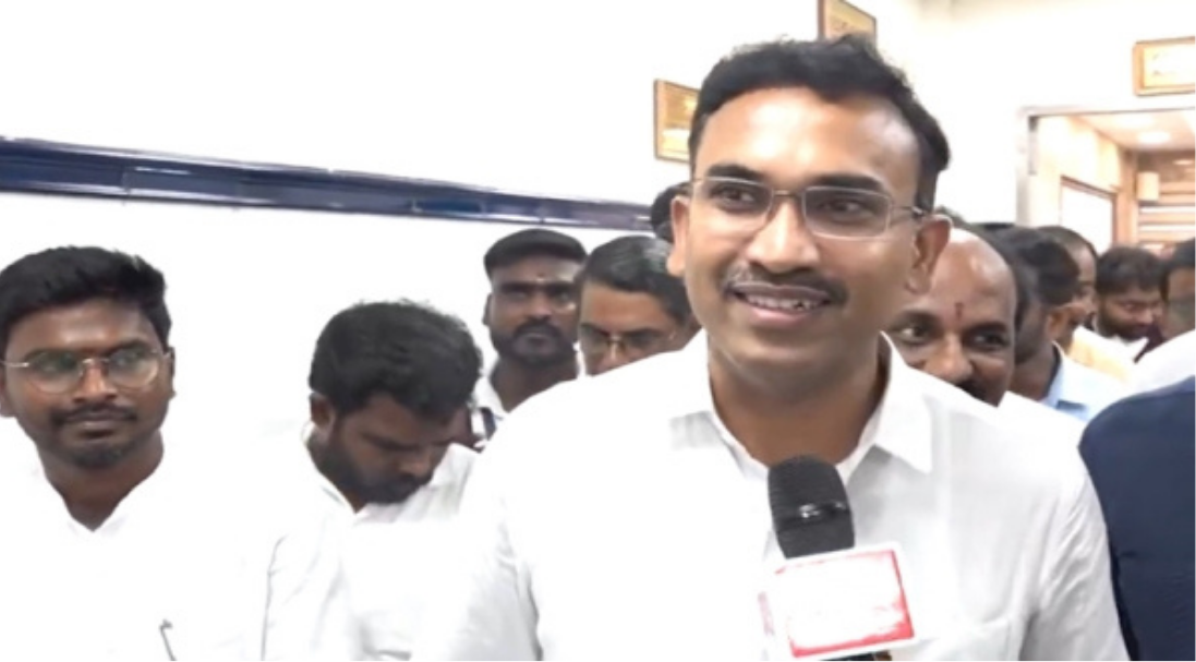 சென்னையில் செய்தியாளர்களிடம் பேசிய அமைச்சர் அருண்ராஜ்