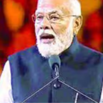 பிரான்ஸ் நாட்டின் நீஸ் நகரில் நடைபெற்ற 'பாரத் இன்னோவேட்ஸ்' மாநாட்டில் உரையாற்றும் பிரதமர் நரேந்திர மோடியின் பிரதிநிதித்துவ படம்.