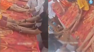 மதுரை அரசு பள்ளி நிகழ்ச்சியில் பங்கேற்ற காங்கிரஸ் அமைச்சர் விஸ்வநாதன்