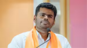 திருச்செந்தூரில் நடைபெறவுள்ள போதை எதிர்ப்பு பொதுக்கூட்டம் குறித்து ஆலோசனை நடத்தும் அண்ணாமலை.