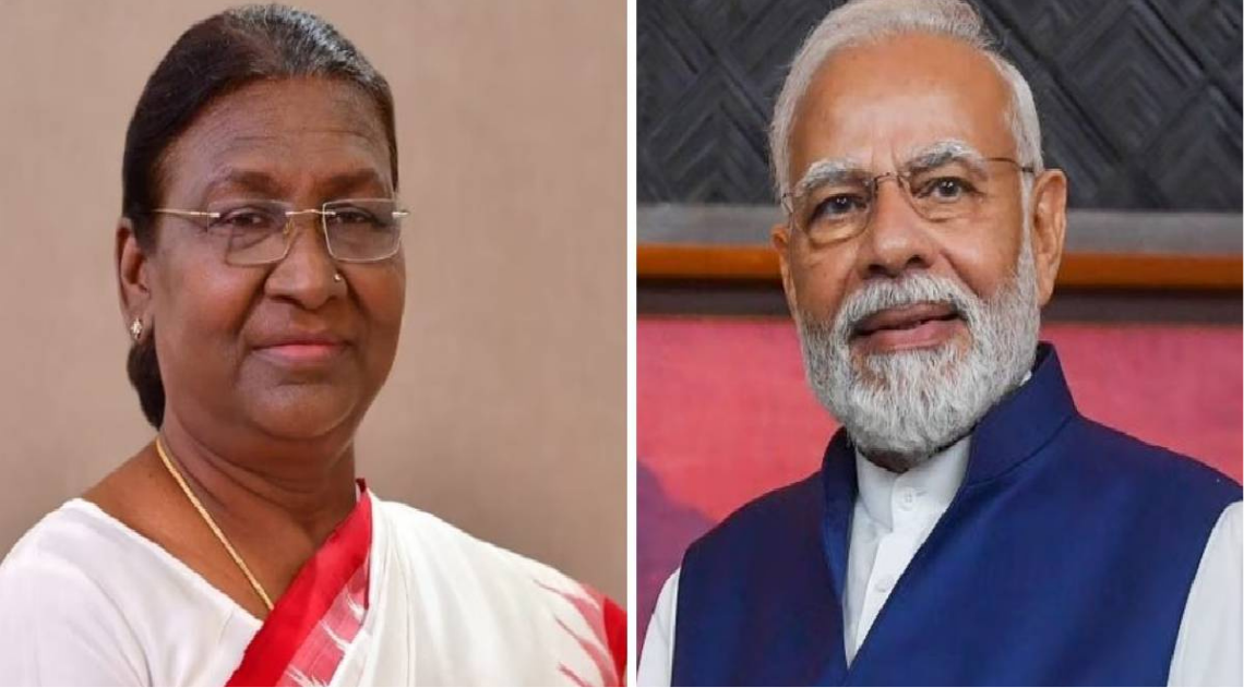 ஜனாதிபதி திரவுபதி முர்முவுக்கு பிறந்தநாள் வாழ்த்து தெரிவிக்கும் பிரதமர் நரேந்திர மோடி.