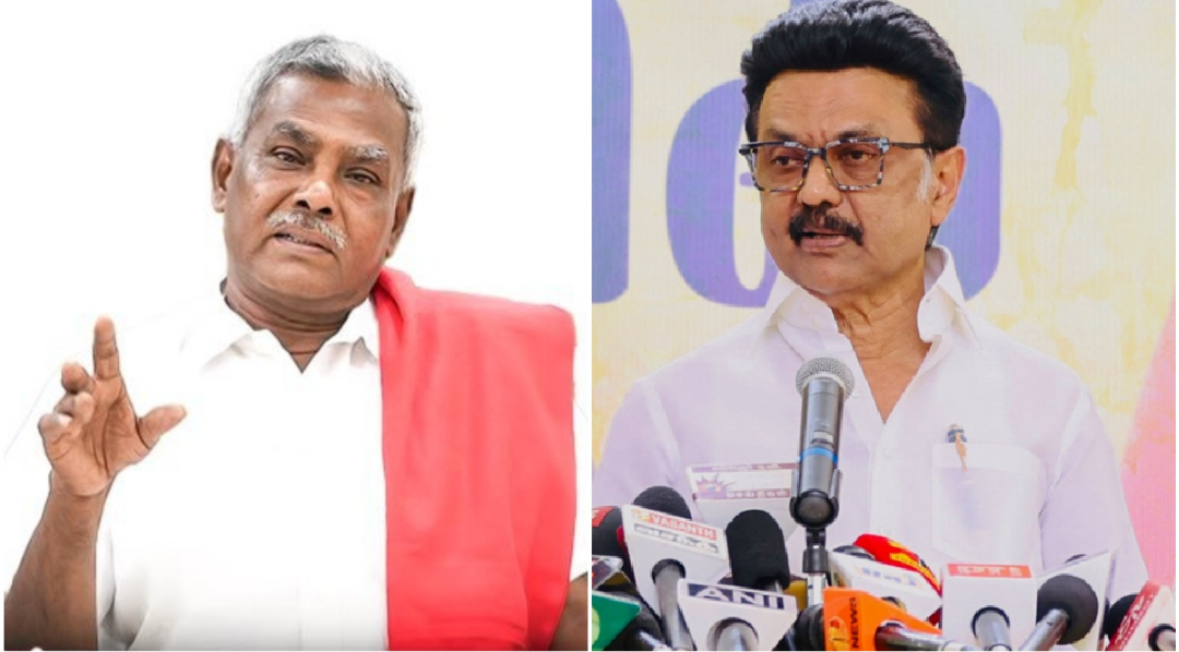 கோவையில் செய்தியாளர்களிடம் பேட்டியளிக்கும் மார்க்சிஸ்ட் மாநில செயலாளர் சண்முகம்