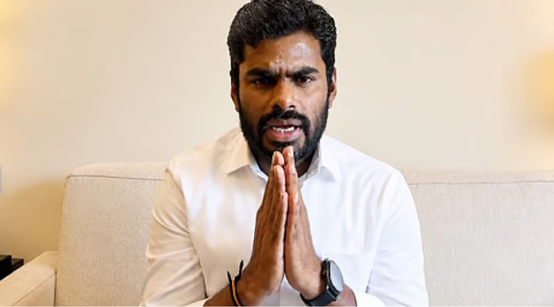 டாஸ்மாக் கடைகள் குறித்து அறிக்கை வெளியிடும் 'வீ தி லீடர்ஸ்' அமைப்பின் நிறுவனர் அண்ணாமலை.