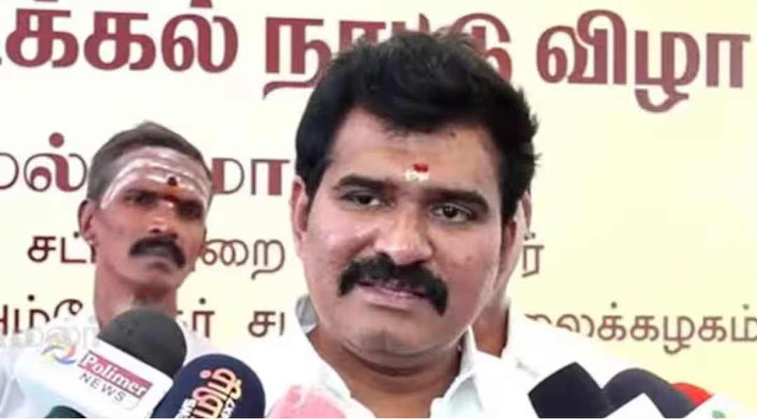 சென்னை தலைமைச் செயலகத்தில் செய்தியாளர்களிடம் பேசிய அமைச்சர் நிர்மல்குமார்.