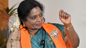 நீட் தேர்வு குறித்து செய்தியாளர்களிடம் கருத்து தெரிவிக்கும் பாஜக முன்னாள் மாநிலத் தலைவர் தமிழிசை சவுந்தரராஜன்.