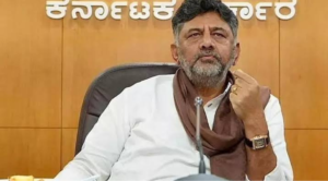 டெல்லியில் காவிரி நீர் பகிர்வு விவகாரம் குறித்து செய்தியாளர்களிடம் பேசிய சிவகுமார்.