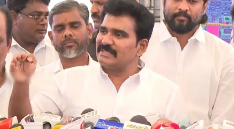 மின் கட்டணம் மற்றும் காவிரி விவகாரம் குறித்து செய்தியாளர்களிடம் பேசிய அமைச்சர் நிர்மல்குமார்.